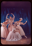 Alicia Markova (Taglioni), Mia Slavenska (Grisi), Nathalie Krassovska (Grahn), and Alexandra Danilova (Cerrito) in "Pas de Quatre"