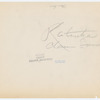 Publicity photograph of the Katinka scene in the stage production Chauve-Souris