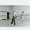 Jerome Robbins and Mikhail Baryshnikov rehearsing Other Dances