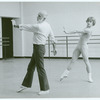 Jerome Robbins and Mikhail Baryshnikov rehearsing Other Dances