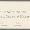 Riesberg, F.W