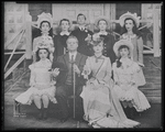Enoch (Eric Mattson) and Carrie (Jean Darling) with their children in Act II