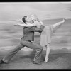 Robert Pagent as the carnival boy and Bambi Linn as Louise in the stage production Carousel