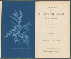 Proceedings of the Royal Philosophical Society of Glasgow