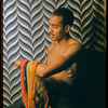 Charles Blackwell in Lappa costume of Fanti people