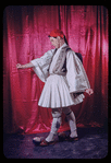 Anton Dolin in Greek Fustinella costume belonging to Carl Van Vechten