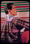 Hugh Laing in Seminole Indian shirt
