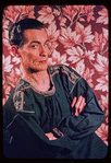 Hugh Laing in Munich woodcutter's shirt