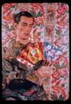 Hugh Laing in Chinese robe
