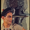 Hugh Laing in improvised costume