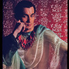 Hugh Laing in improvised costume