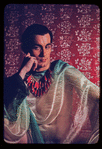 Hugh Laing in improvised costume