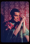 Hugh Laing in improvised costume