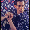 Hugh Laing in improvised costume