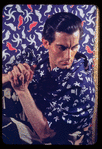 Hugh Laing in improvised costume