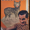 Hugh Laing with cat poster