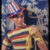 Hugh Laing in circus regalia