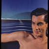 Hugh Laing with Italian poster