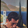 Hugh Laing in improvised costume with Italian poster