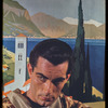 Hugh Laing in improvised costume with Italian poster