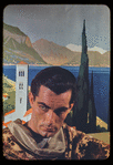 Hugh Laing in improvised costume with Italian poster