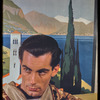 Hugh Laing in improvised costume with Italian poster