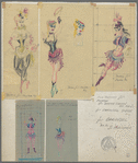 Color sketches for posters (for draped screen)