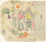 Color sketches for center of S.L. Traveler Ornament