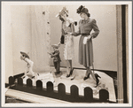 Bonwit-Teller store window display featuring Oklahoma! tie-in fashions