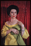 Alicia Markova, gown by Bergdorf Goodman