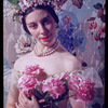 Alicia Markova in a Victorian pose in "La Sylphide" costume