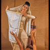 Martha Graham and Bertram Ross as Samson and Dalilah in "Visionary Recital"