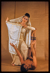 Martha Graham and Bertram Ross as Samson and Dalilah in "Visionary Recital"