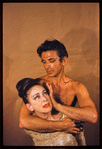 Martha Graham and Bertram Ross as Samson and Dalilah in "Visionary Recital"