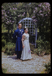 Antony Tudor and Annabelle Lyon photographed in the lilac garden of Langner Lane Farm, Connecticut