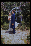 Antony Tudor and Annabelle Lyon photographed in the lilac garden of Langner Lane Farm, Connecticut