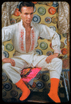 James Mitchell in Mexican costume