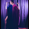 Donald Saddler wearing a velvet robe belonging to Carl Van Vechten