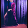 Donald Saddler wearing a velvet robe belonging to Carl Van Vechten
