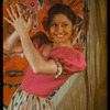 Carmen Vasquez in cafe scene from the musical "Cabalgata: Spanish Musical Cascade"