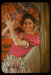 Carmen Vasquez in cafe scene from the musical "Cabalgata: Spanish Musical Cascade"