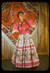 Carmen Vasquez in cafe scene from the musical "Cabalgata: Spanish Musical Cascade"