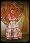 Carmen Vasquez in cafe scene from the musical "Cabalgata: Spanish Musical Cascade"