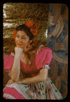 Carmen Vasquez in cafe scene from the musical "Cabalgata: Spanish Musical Cascade"