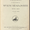 A monograph of the work of McKim, Mead & White, 1879-1915