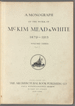 A monograph of the work of McKim, Mead & White, 1879-1915