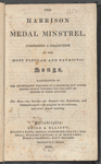 The Harrison medal minstrel 