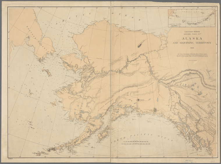 Alaska and adjoining territory (1867) by Benjamin Pierce