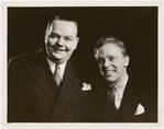 Photograph of Roscoe "Fatty" Arbuckle and Fritz Hubert related to the motion picture Tomalio