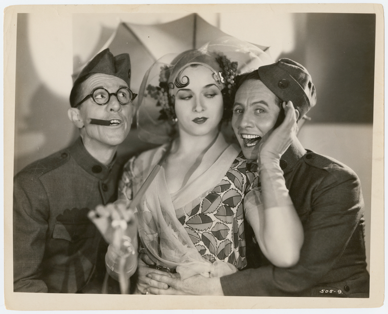 Publicity Photograph Of Bert Wheeler, Leni Stengel And Robert Woolsey 